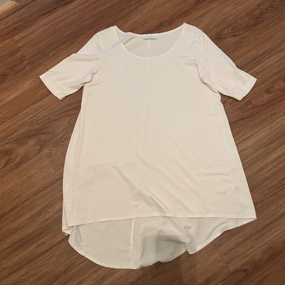 bryn Walker Cream Tunic Top
